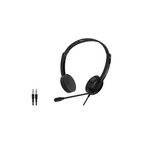 Rapoo H102 Wired Stereo Headset with Rotary Mic ? 3.5mm Black - Image 2