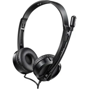 Rapoo H120 USB Stereo Headset with Noise-Cancelling Mic ? Black
