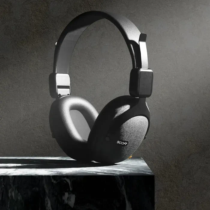 Boost Note Wireless Retro Headset - Black - Image 3