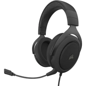 Corsair HS60 Pro Surround - 7.1 Virtual Surround Sound Gaming Headset with USB DAC - Works with PC, Xbox Series X, Xbox Series S, Xbox One, PS5, PS4, and Nintendo Switch - Carbon (Box Open)
