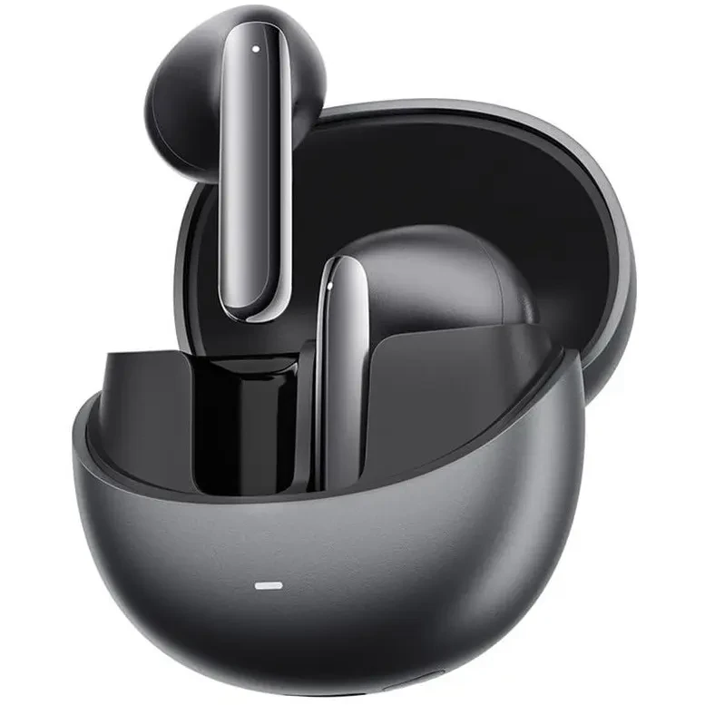 QCY AilyBuds Pro+ Adapive Active Noise Cancelling Wireless Earbuds, LDAC&Hi-Res Wireless Audio Ear Buds Built in 6 Mics Headphones, Multipoint Connection, IPX5 Waterproof, Bluetooth 5.3 Earphones - Black