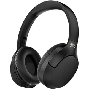 QCY H2 Pro Wireless Over-Ear Headphone, 43dB hybrid Active Noice Cancellation, BASS Mode Enhanced Music Experience, Bluetooth 5.3 Connection, Long Battery, Low Latency for Gaming & Stylish Design - Black