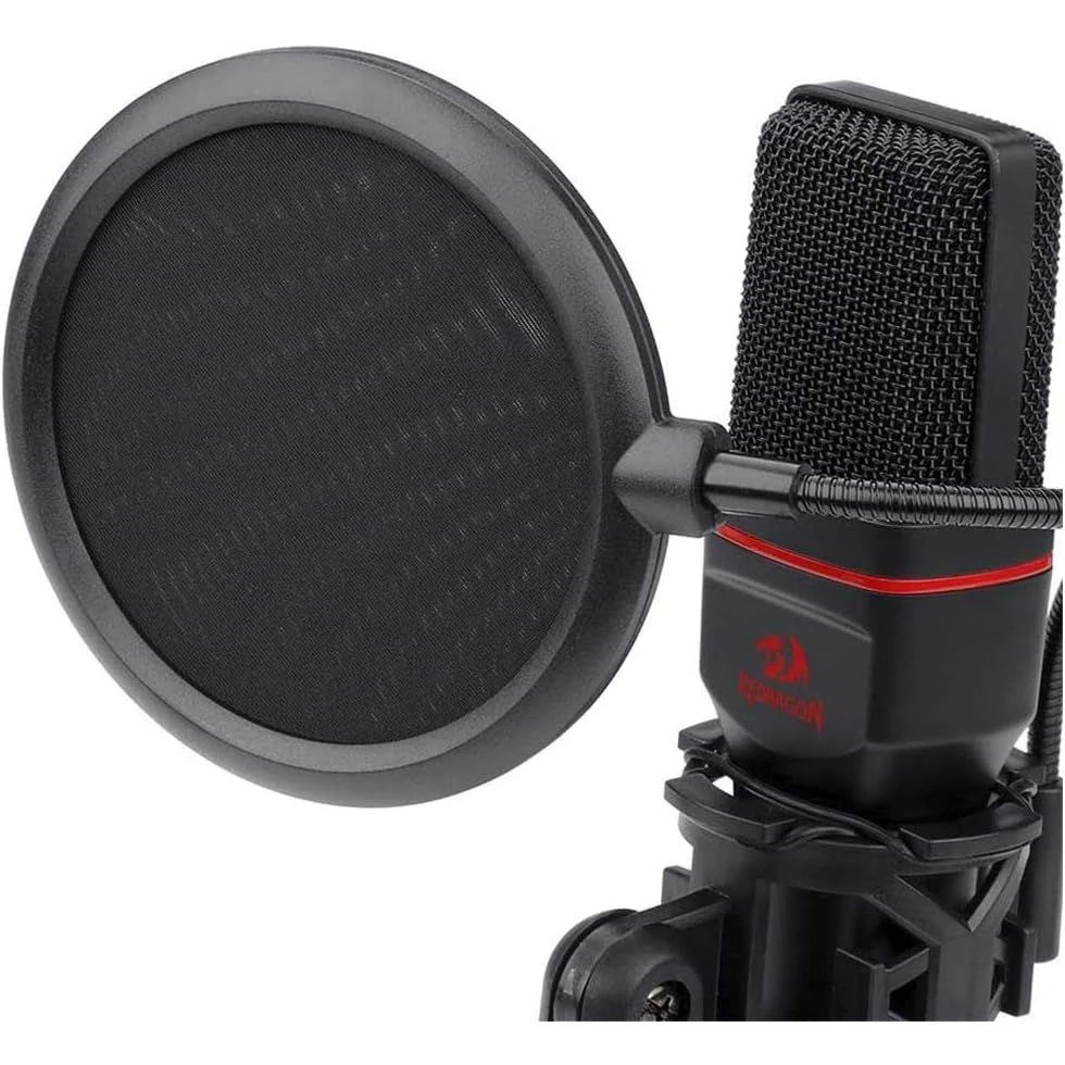 Redragon Seyfert GM100 Professional Gaming Microphone with Pop Filter (3.5mm Connection) - Image 6