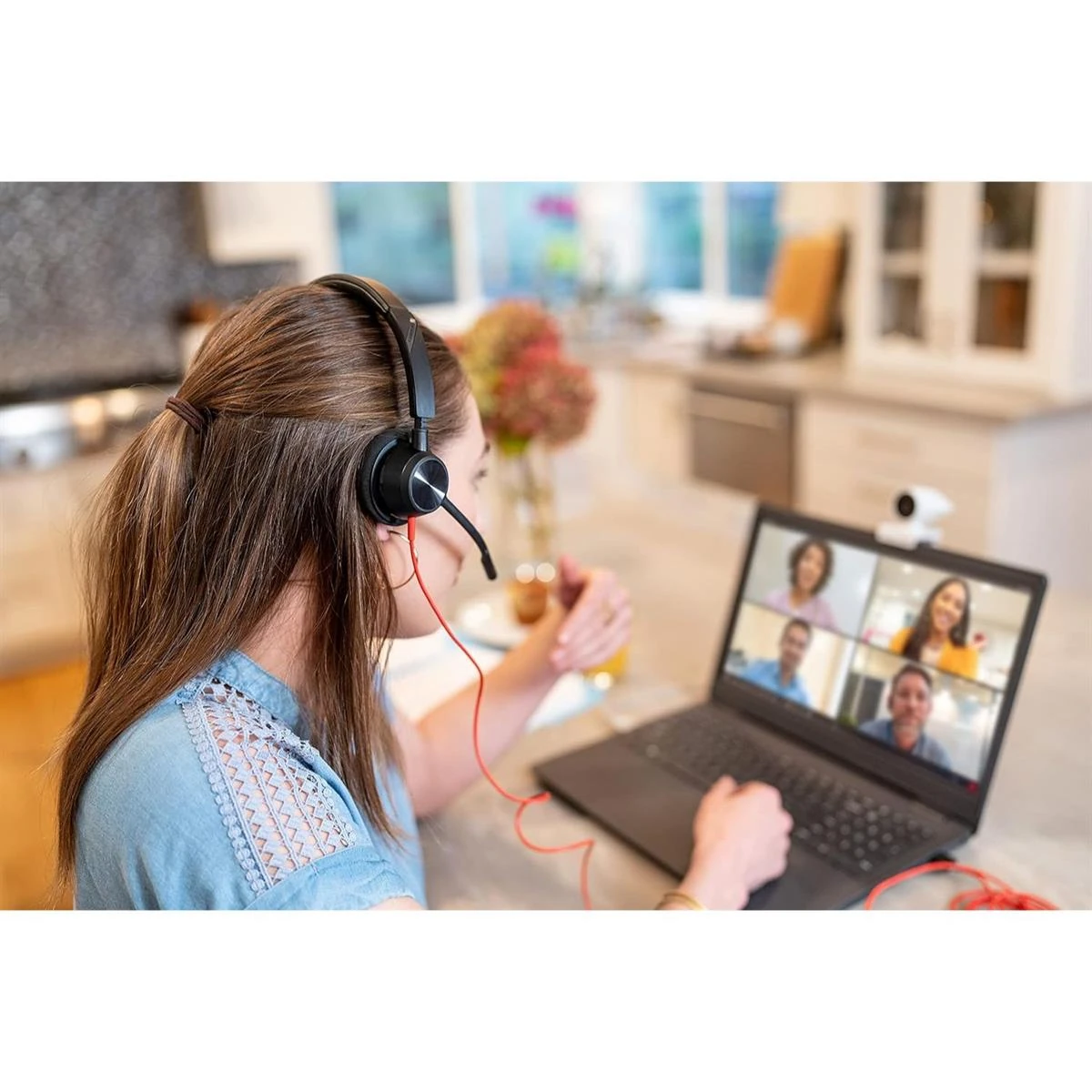 Poly Blackwire 3310 USB-A Monaural Headset - Microsoft Teams Certified - Image 2