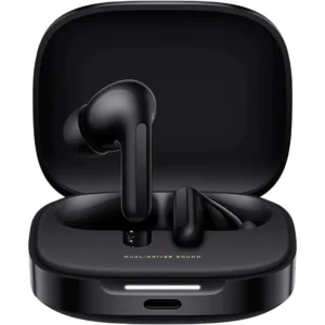 Xiaomi Redmi Buds 6 TWS Earphone, 49dB Active Noise Cancellation Headset, Built-in immersive 360?Surround Sound, 42 Hours Long Battery Life, Type-C Bluetooth 5.4 - Black