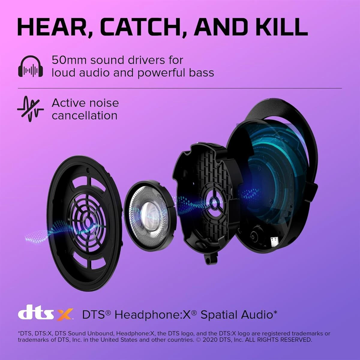 HyperX Cloud Stinger 2 Wireless Gaming Headset ? Compatible with PC, Noise-Cancelling Swivel-to-Mute Microphone, Comfortable Memory Foam, Black - Box Open - Image 4