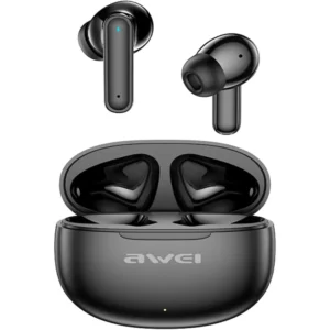 Awei T71 Wireless Earbuds, Bluetooth Earbuds with Mic, Headphones IPX6 Waterproof, 35Hrs Playtime with Charging Case, Clear Calls Earphones for TV Smart Phone Laptop Sports