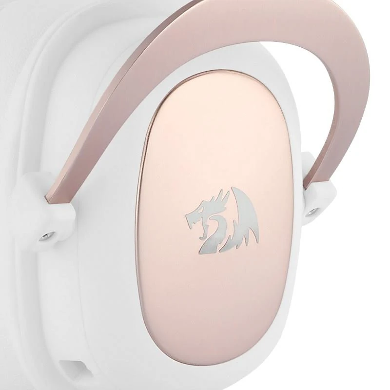 Redragon H510 Zeus 2 7.1 Surround Sound Wired Gaming Headset - White - Image 4