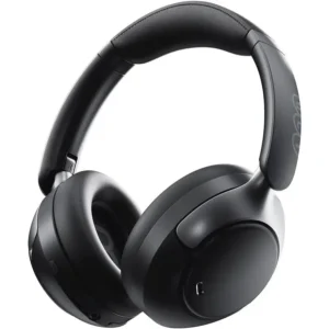 QCY H3 Pro Adaptive ANC Wireless Headphones Over Ear, 50dB Active Noise Cancellation with Multiple Modes, LDAC Hi-Res Wireless Audio, 55H Playtime, Custom EQ via App, Bluetooth 5.4 - Black