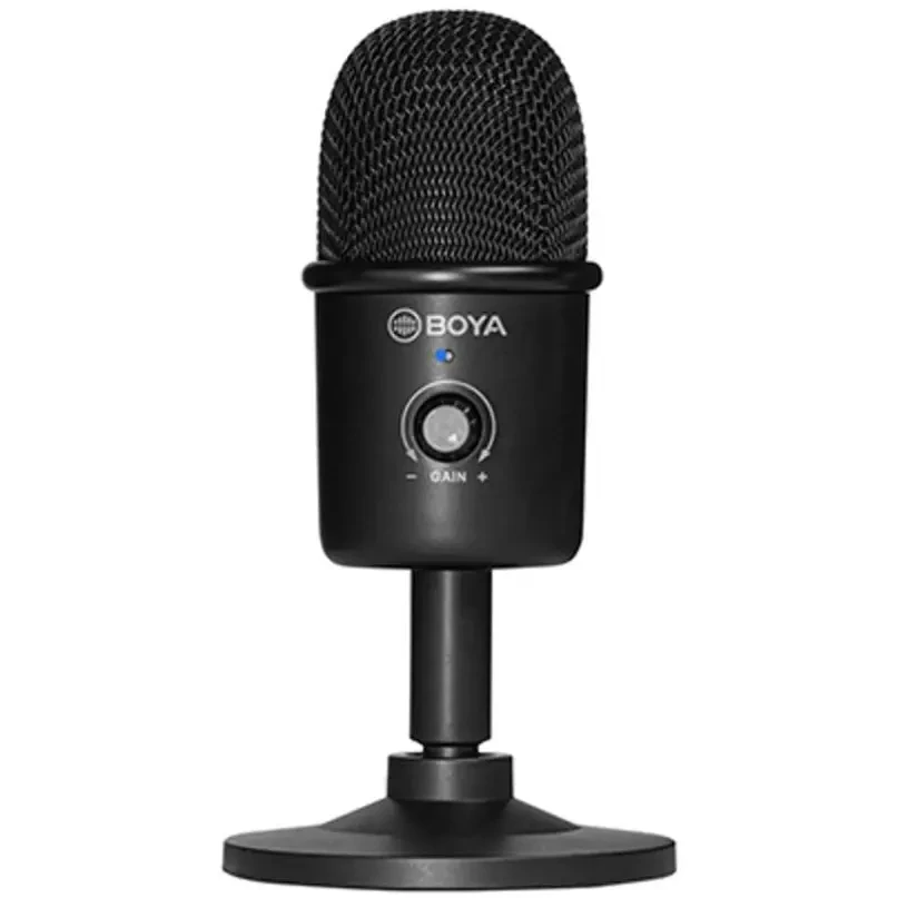 Boya BY-CM3 USB Condenser Desktop Microphone With Recording for Laptop Windows Mac Studio Video Mode for Youtube Live Streaming