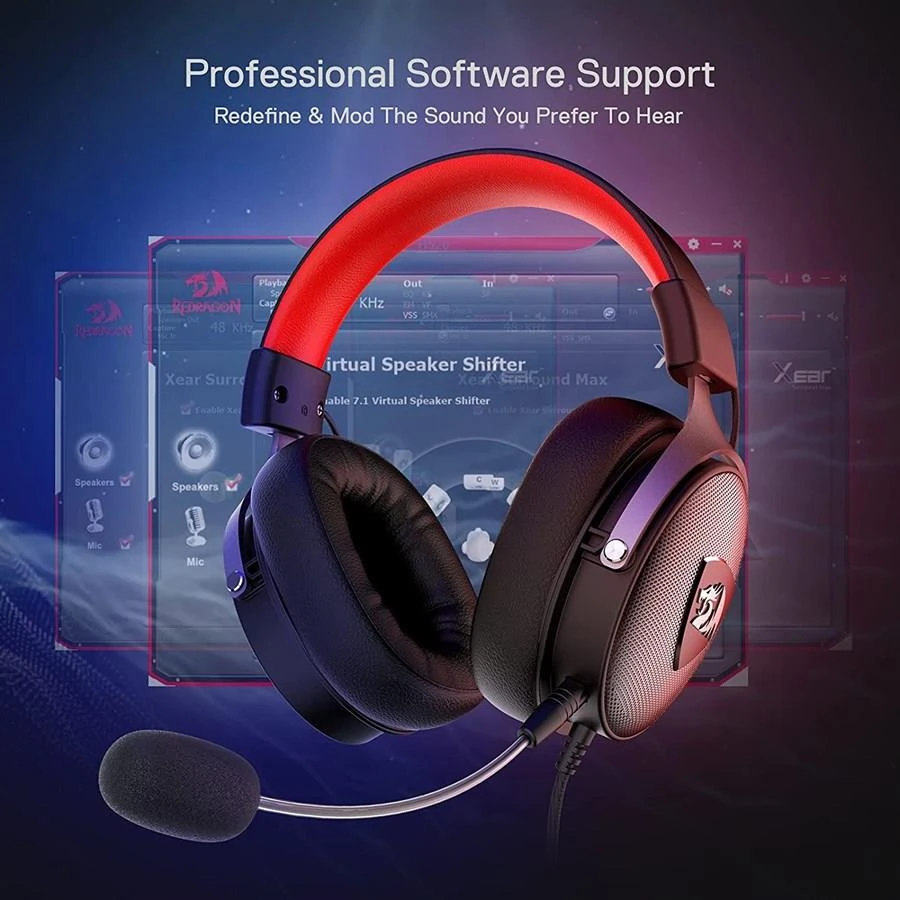Redragon H520 Icon 7.1 Surround Sound Wired Gaming Headset - Image 3