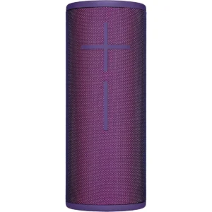Ultimate Ears Boom 3 Wireless Bluetooth Speaker, Bold Sound + Deep Bass, Bluetooth, Magic Button, Waterproof, 15 Hours Battery, Range of 150 ft - Ultraviolet Purple (Box Open)