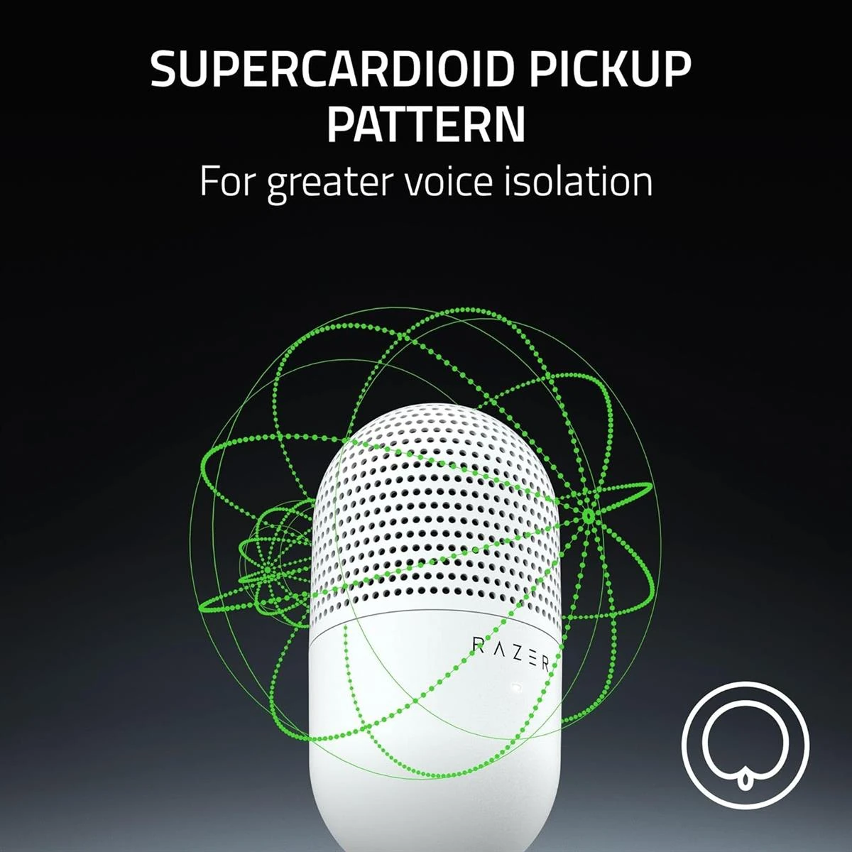 Razer Seiren V3 Mini Ultra-Compact USB Microphone - White (Free Delivery) - Image 4