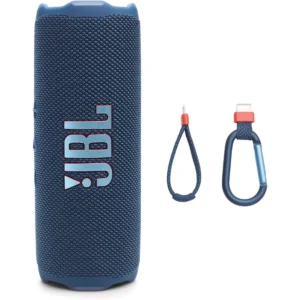 JBL Flip 7 - Portable Waterproof and Drop-Proof Speaker, Bold Pro Sound with AI Sound Boost, 16Hrs of Playtime, and PushLock System with Interchangeable Accessories (Blue)
