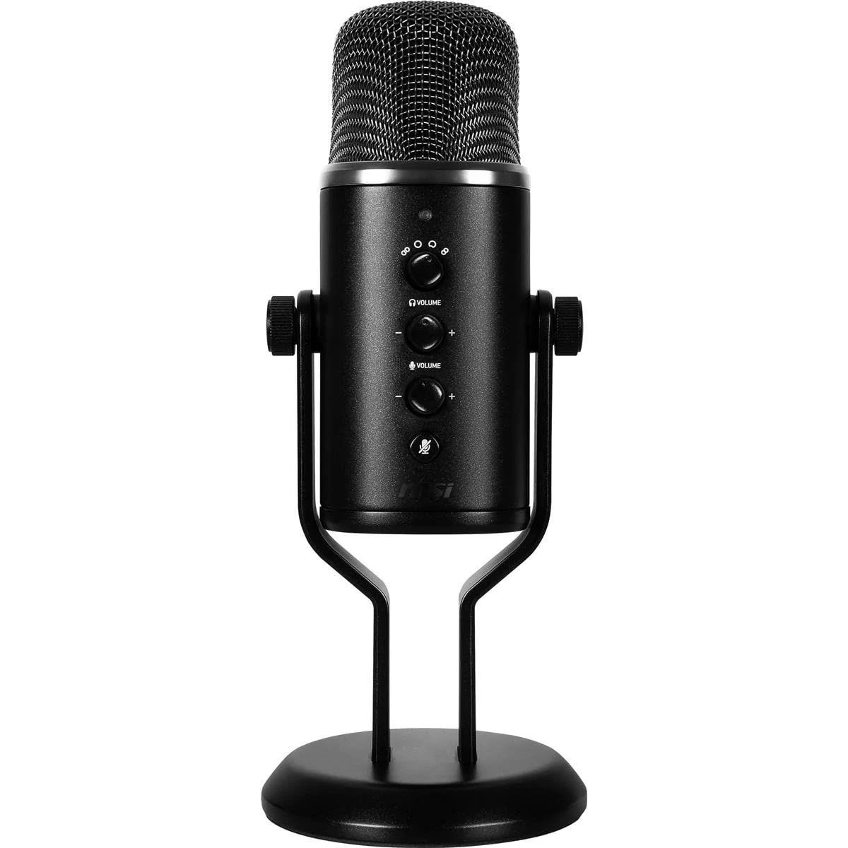 MSI Immerse GV60 Streaming Microphone, Plug & Play, 24bit/96kHz, 4D Pickup, For Singing, Podcasts, Interviews, Meetings, Gaming, Zero-latency, Built-in 3.5mm, 3m USB Cable, Dedicated Dials with Mic Mute Button - Image 3