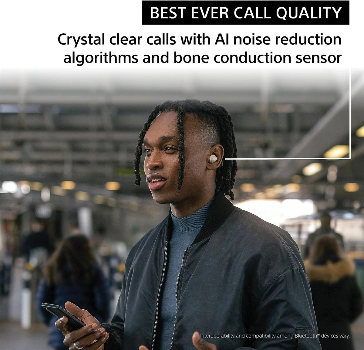 Sony WF-1000XM5 Truly Wireless Noise Canceling Earbuds - Silver - Image 3