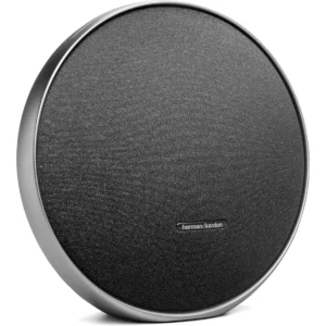 Harman Kardon Onyx Studio 9 - Portable Stereo Bluetooth Home Speaker with Built-in Battery and USB Charging, self-Tuning, and Multi-Speaker Connection by Auracast - Black