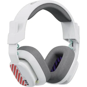 Astro A10 Gen 2 Wired Gaming Headset, Over-Ear Gaming Headphones with Flip-to-Mute Microphone, 32mm Drivers, Compatible with Playstation, Xbox, PC - White (Without Box)