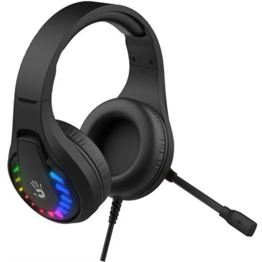 Bloody G230 7.1 Virtual Surround Sound RGB Gaming Headphone USB - Black - Image 4