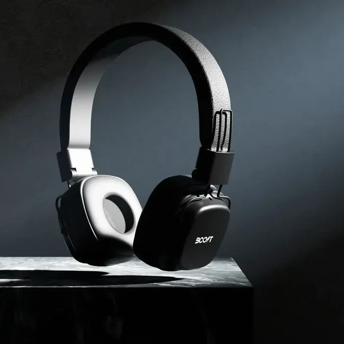 Boost Harmony Retro Wireless Headset - Black - Image 2