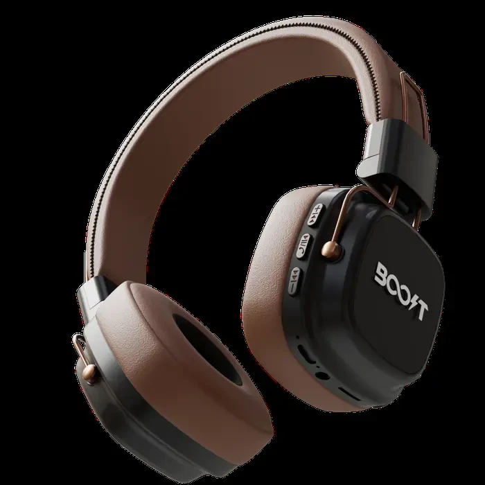 Boost Harmony Retro Wireless Headset - Brown