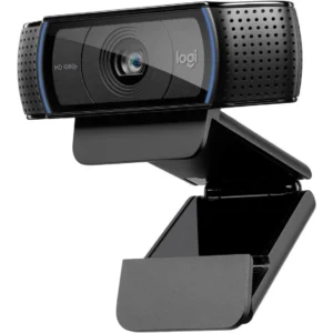Logitech C920 Pro HD Webcam, Widescreen Video Calling and Recording, 1080p Camera, Desktop or Laptop Webcam - Brown Box