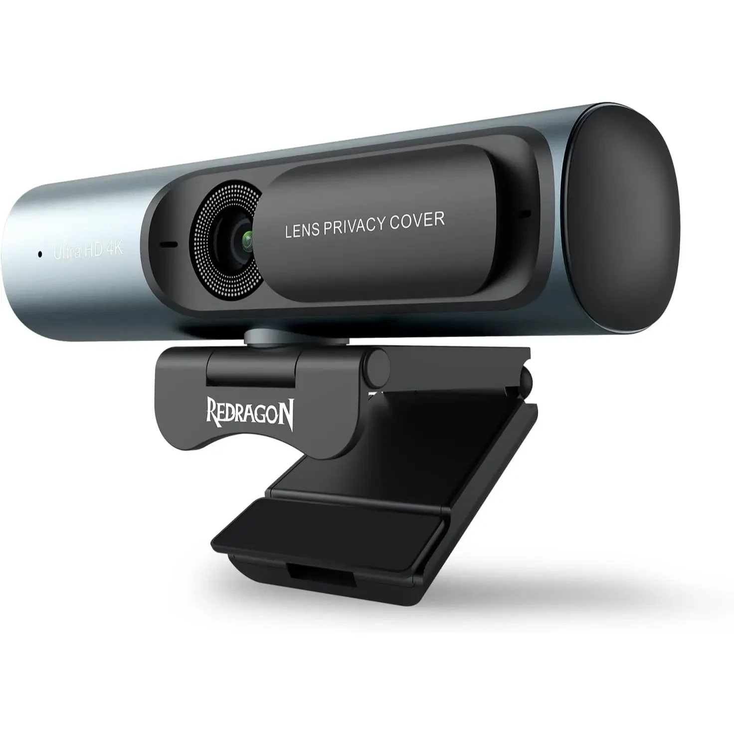 Redragon GW911 4K Webcam for PC, Ultra HD with Dual Noise-Cancelling Mic, PDAF Auto Focus, Auto Light Correction, Plug & Play, Privacy Cover – Works w/Zoom/Teams/Skype/Google Meet - Image 2