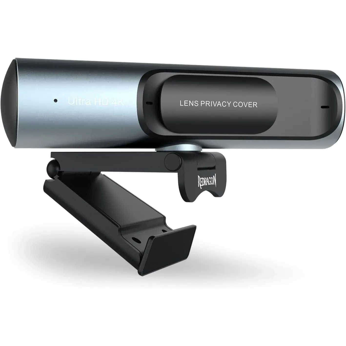 Redragon GW911 4K Webcam for PC, Ultra HD with Dual Noise-Cancelling Mic, PDAF Auto Focus, Auto Light Correction, Plug & Play, Privacy Cover – Works w/Zoom/Teams/Skype/Google Meet - Image 3