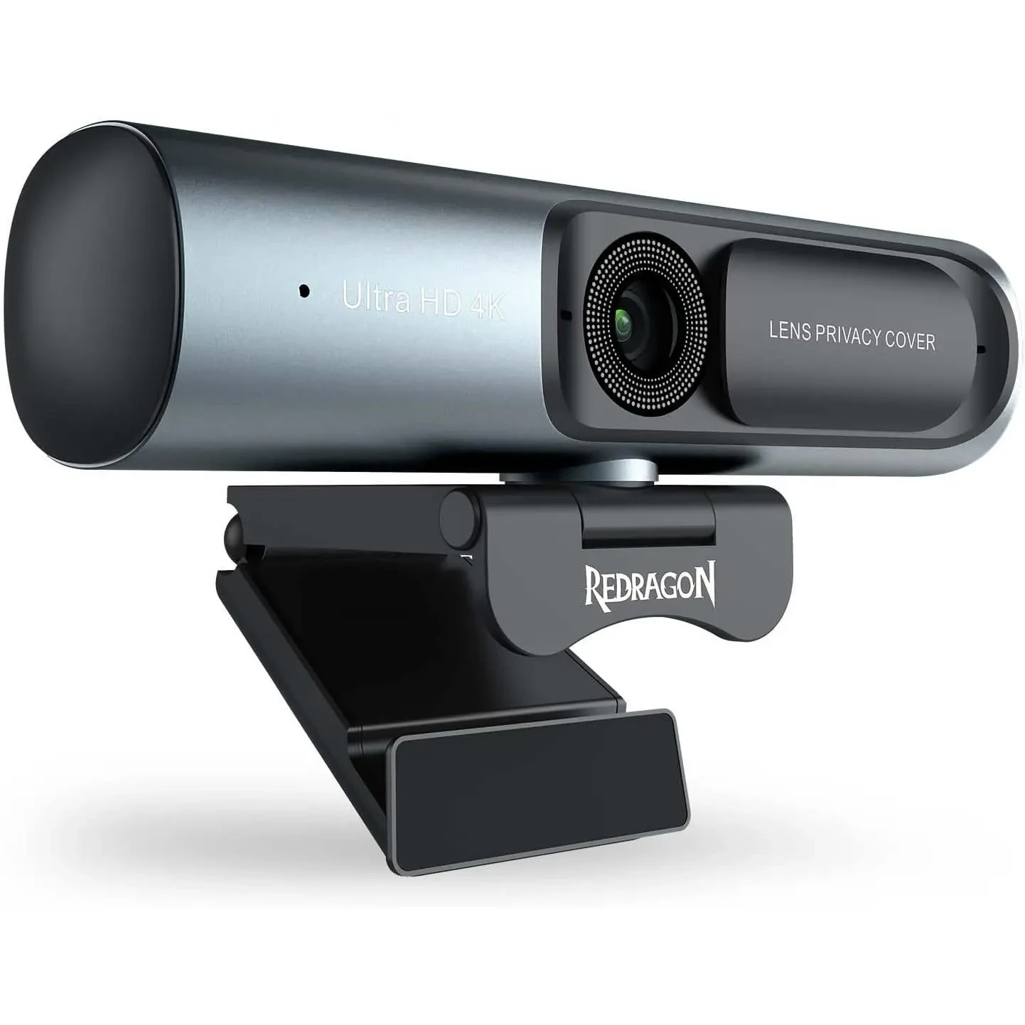 Redragon GW911 4K Webcam for PC, Ultra HD with Dual Noise-Cancelling Mic, PDAF Auto Focus, Auto Light Correction, Plug & Play, Privacy Cover – Works w/Zoom/Teams/Skype/Google Meet - Image 4