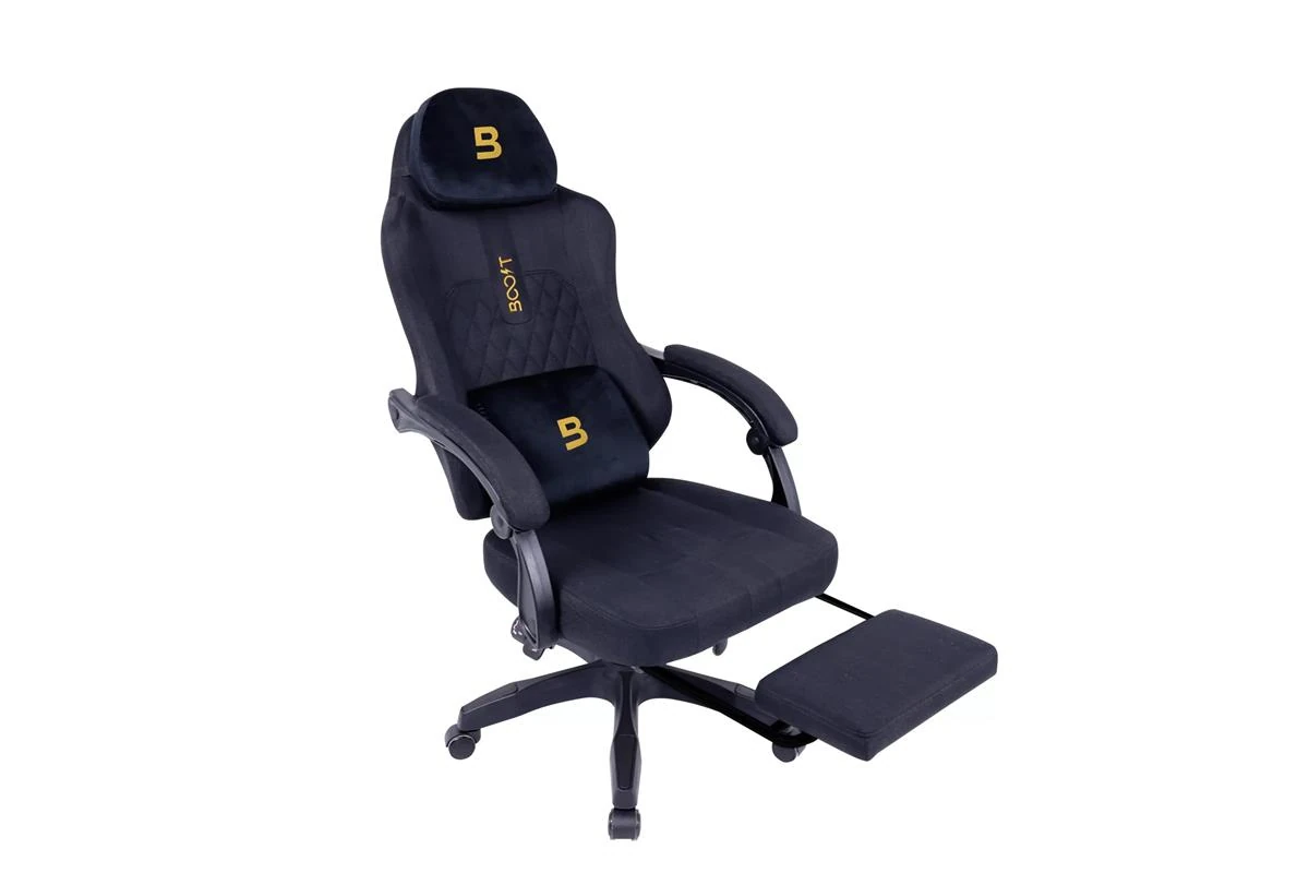 Boost Surge Pro Fabric Gaming Chair - Black - Image 2
