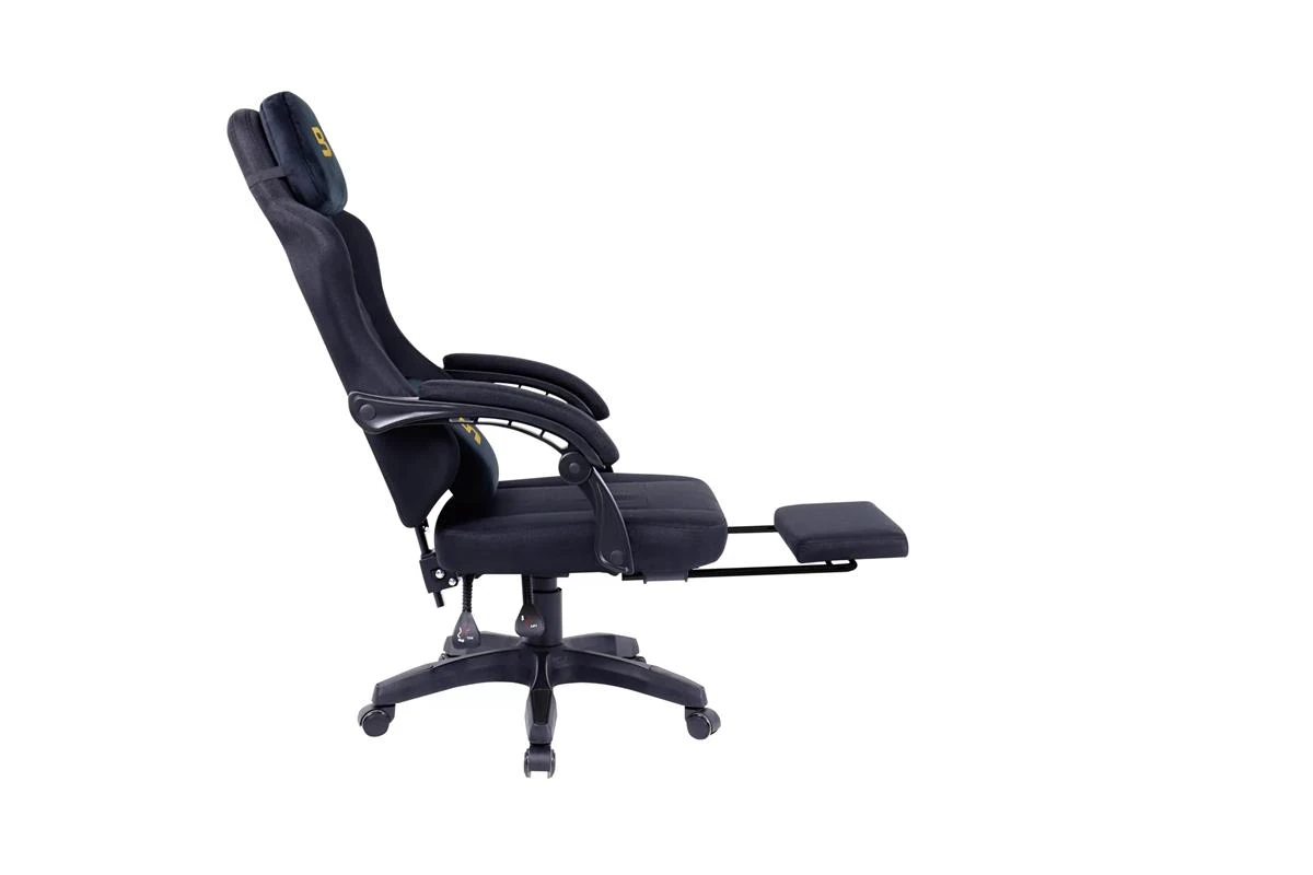 Boost Surge Pro Fabric Gaming Chair - Black - Image 3