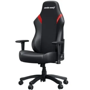 Anda Seat Luna Large Gaming Chair - Ergonomic Reclining Video Game Chairs, PVC Leather Computer Home Office Chair, Heavy Duty Neck & Back Lumbar Support, Folding Recliner Seat for Adults - Red