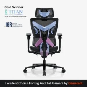 Anda Seat X-Air Pro Mesh Office Gaming Chair - Celeste Black