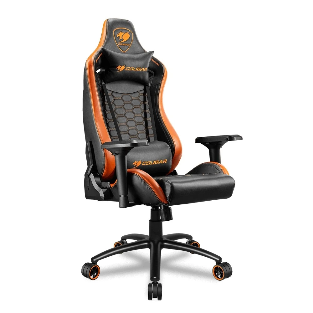 Cougar Outrider S Premium Gaming Chair - Orange/Black - Image 2
