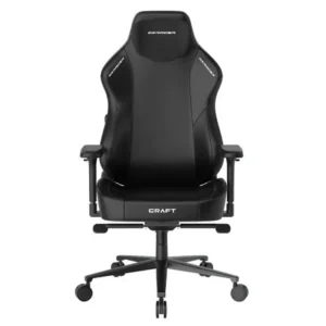 DXRacer Craft Series Gaming Chair, 2D Integrated Lumbar Support, 4D Armrests, Class 4 Hydraulics, Back Recline Support, Extra Large Size, Black
