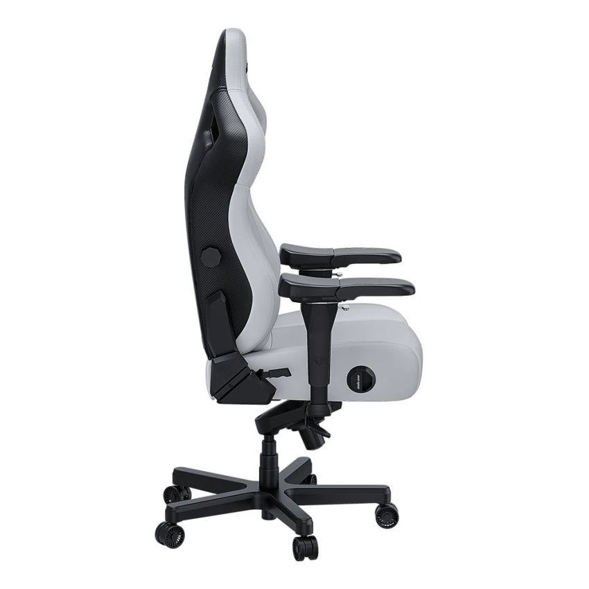 Anda Seat Kaiser 4 L Leather Gaming Chair - Cloudy White - Image 3