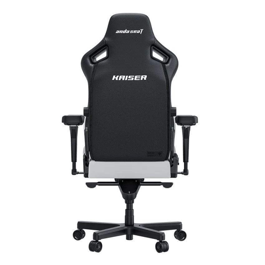 Anda Seat Kaiser 4 L Leather Gaming Chair - Cloudy White - Image 5