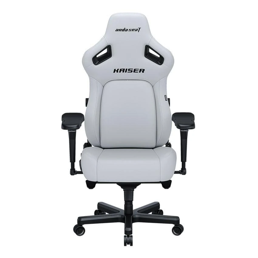 Anda Seat Kaiser 4 L Leather Gaming Chair - Cloudy White