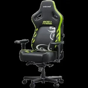 Anda Seat Kaiser 4 XL X-Large Gaming Chair, ArteDiPelle Synthetic Leather Surface Material, 65mm PU-Coated Casters, Class-4 Gas Piston, High-Density Cold-Cure Foam, 5D Armrest, NIP Neon Yellow Edition