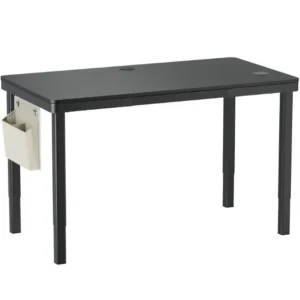 MXG Creatorlift – Ergonomic Height Adjustable Motorized Desk with Drawer, Wireless Charger & Cable Management Tray - Black