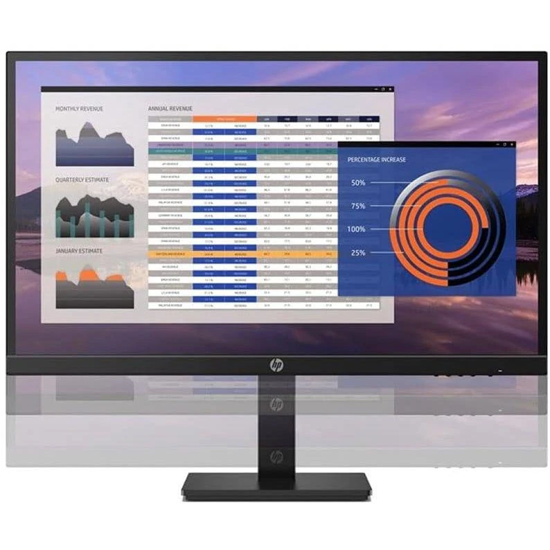 HP P27h G4 27-Inch IPS Display Monitor, (1920 x 1080) FHD, 5ms, 60Hz Refresh Rate, with DP HDMI VGA, Inbuilt Speaker, Low Blue Light Mode, Vesa Mount, Height Adjustable, Mercury-Free Display (Used) - Image 3