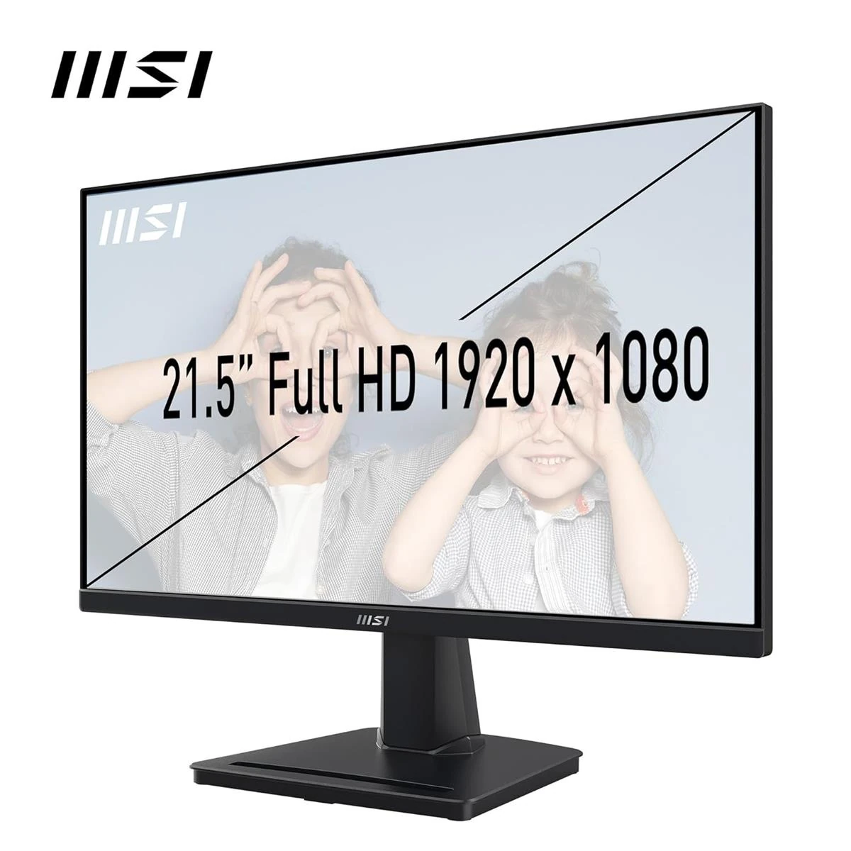 MSI Pro MP225 21.5 Inch Full HD Office Monitor - 1920 x 1080 IPS Panel, 100 Hz, Eye-Friendly Screen, Tilt-Adjustable - HDMI, D-Sub (VGA) - Image 5