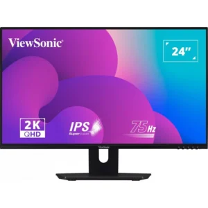 ViewSonic VX2480-2K-SHD - 75Hz 1440p QHD IPS 24" Entertainment Monitor
