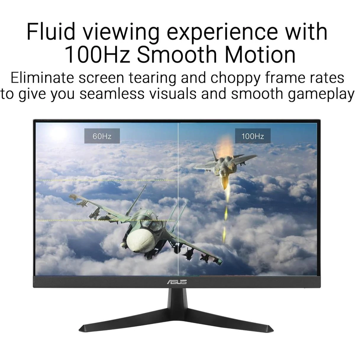 Asus VY229HF 22” Eye Care Monitor - Full HD, IPS, 100Hz, 1ms, SmoothMotion, Adaptive Sync, Eye Care Plus Technology, Blue Light Filter, Flicker Free, Tilt - Image 3