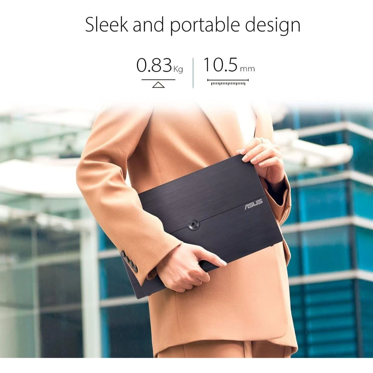 Asus ZenScreen MB16ACV 15.6” 1080P Portable Monitor - Full HD, IPS, Eye Care, Flicker Free, Blue Light Filter, Kickstand, USB-C Power Delivery, for Laptop, PC, Phone, Console - Image 4