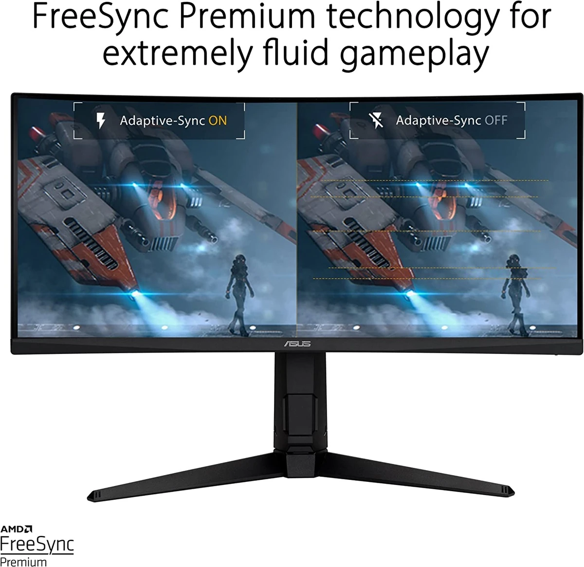 Asus Tuf Gaming VG30VQL1A - 200Hz 1080p WFHD VA 30" Curved Monitor - Image 4