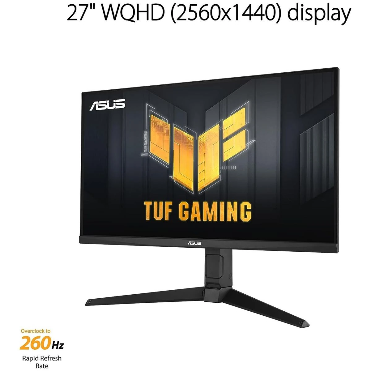 Asus Tuf Gaming VG27AQML1A - 260Hz 2K 1440p QHD IPS 27" Monitor - Image 2