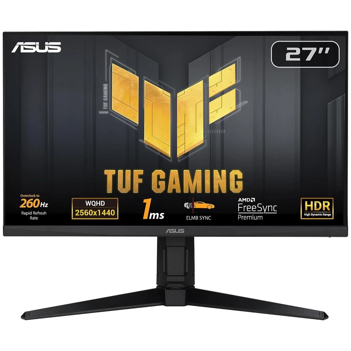 Asus Tuf Gaming VG27AQML1A - 260Hz 2K 1440p QHD IPS 27" Monitor