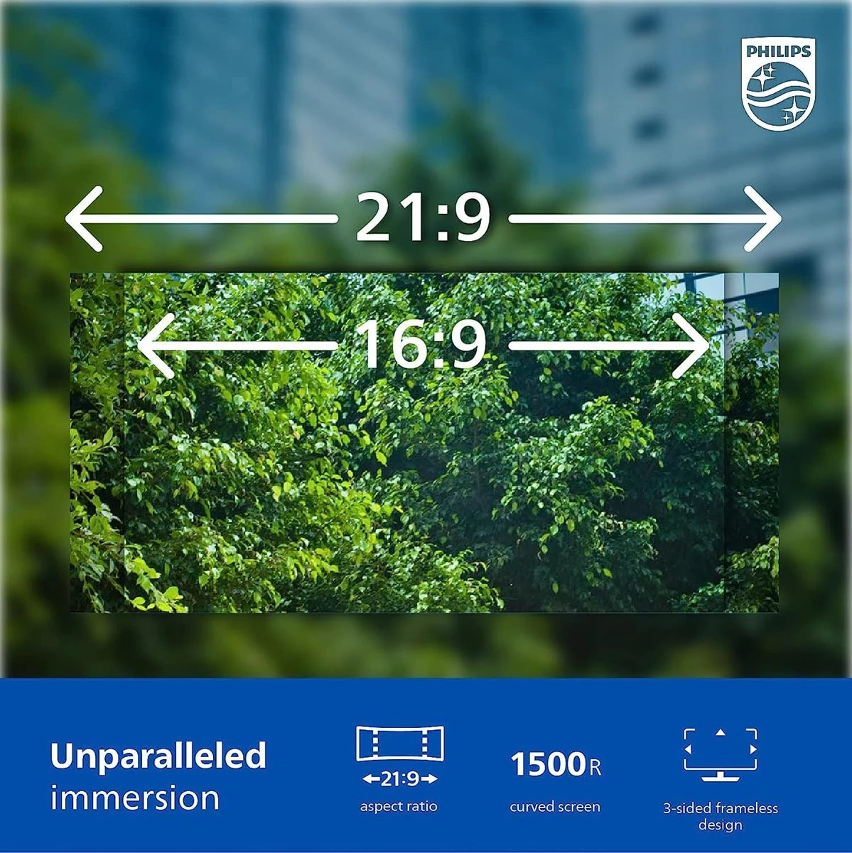 Philips 34E1C5600HE - 100Hz 2K 1440p WQHD VA 34" Curved LCD Monitor with Windows Hello Webcam - Image 4