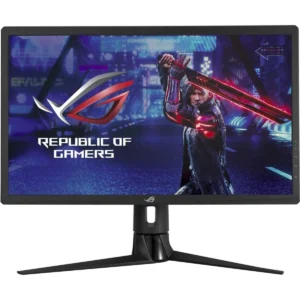 Asus Rog Strix XG27UQR 27” 4K HDR 144Hz DSC Gaming Monitor - UHD (3840 x 2160), IPS, 1ms, Extreme Low Motion Blur, DisplayHDR 400, DCI-P3 90%, G-Sync Compatible, Eye Care, DisplayPort, HDMI, USB 3.0